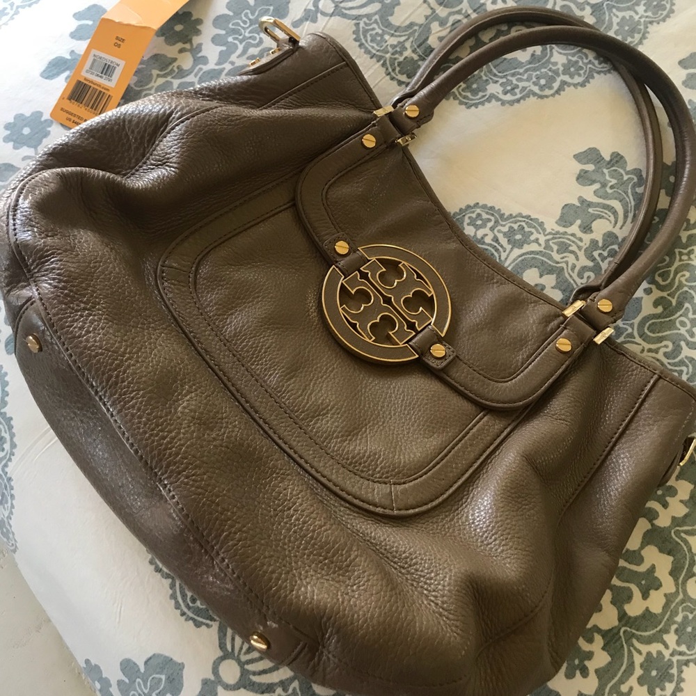 Large tan Tory Burch Bag